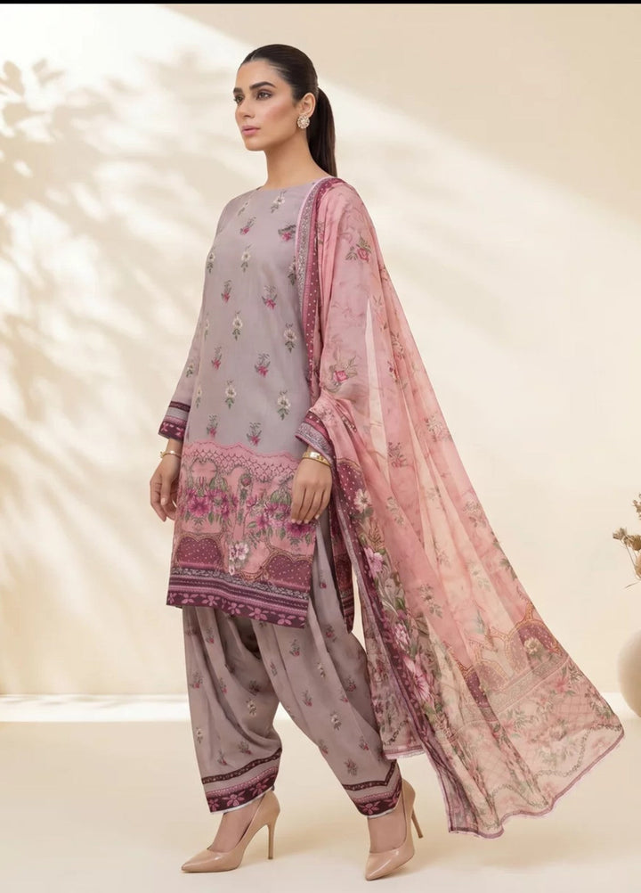 Salitex Women Unstitched Printed Lawn 3 Piece Suit SUNS8IN1108 Casual Collection