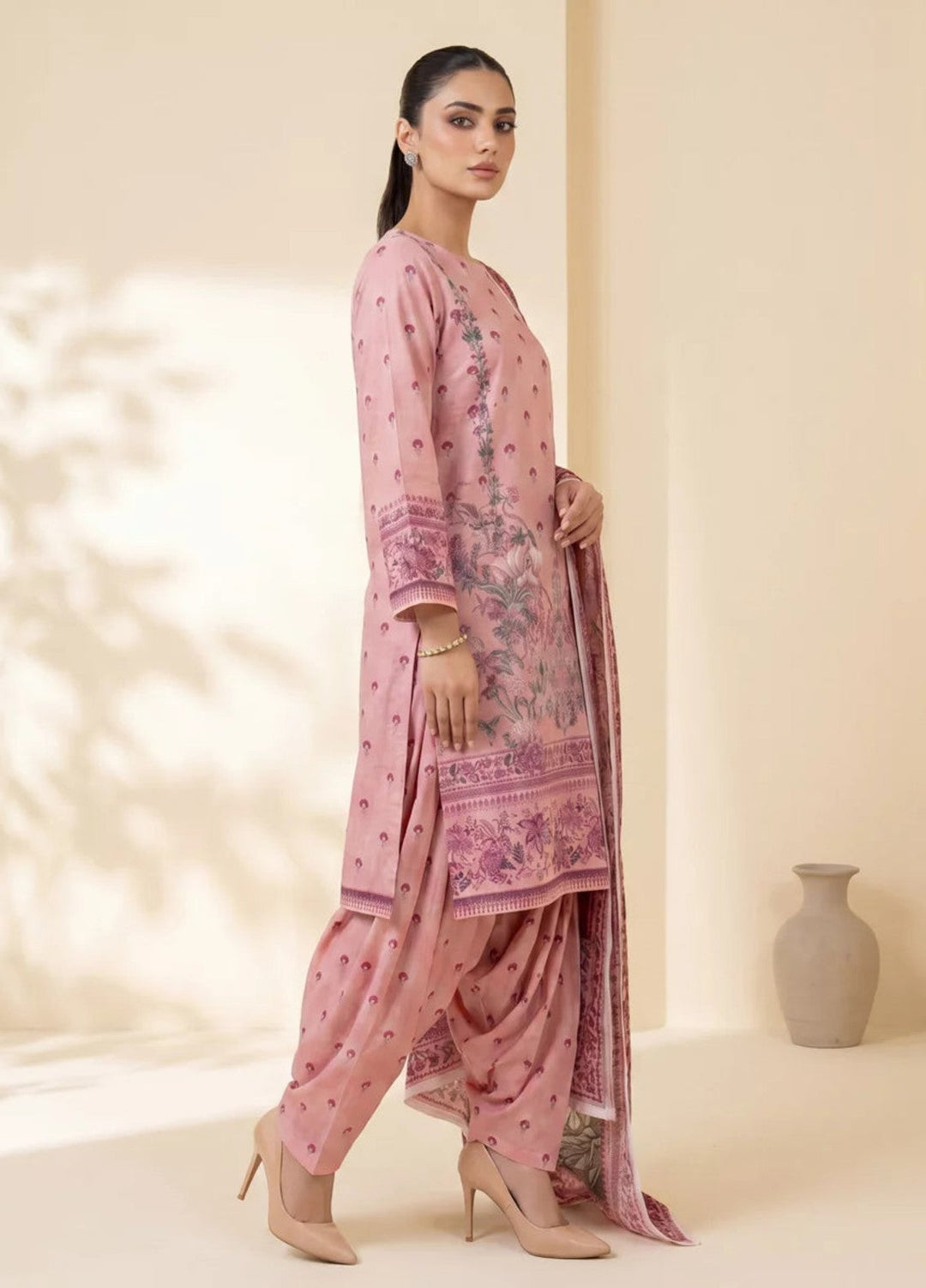 Salitex Women Unstitched Printed Lawn 3 Piece Suit SUNS8IN1107 Casual Collection