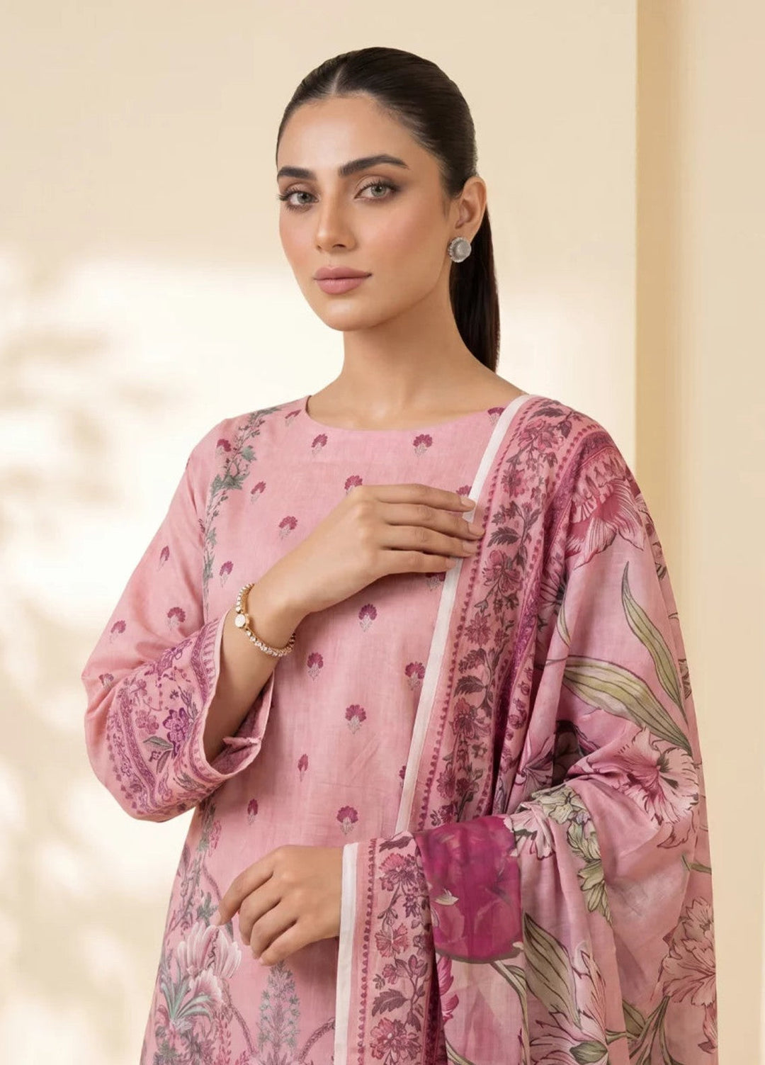 Salitex Women Unstitched Printed Lawn 3 Piece Suit SUNS8IN1107 Casual Collection