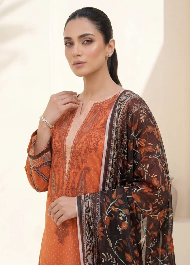Salitex Women Unstitched Printed Lawn 3 Piece Suit SUNS8IN1104 Casual Collection