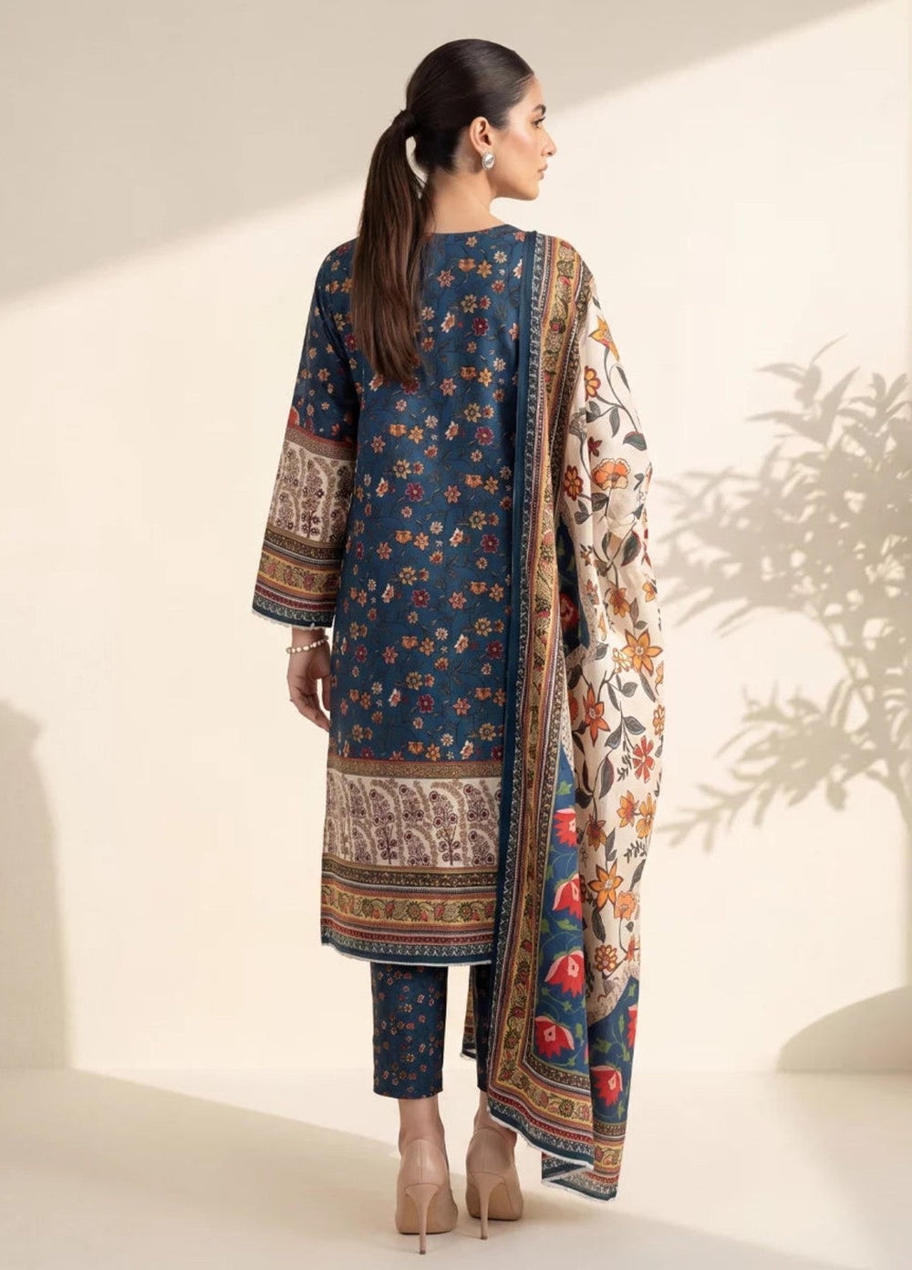 Salitex Women Unstitched Printed Lawn 3 Piece Suit SUNS8IN1102 Casual Collection