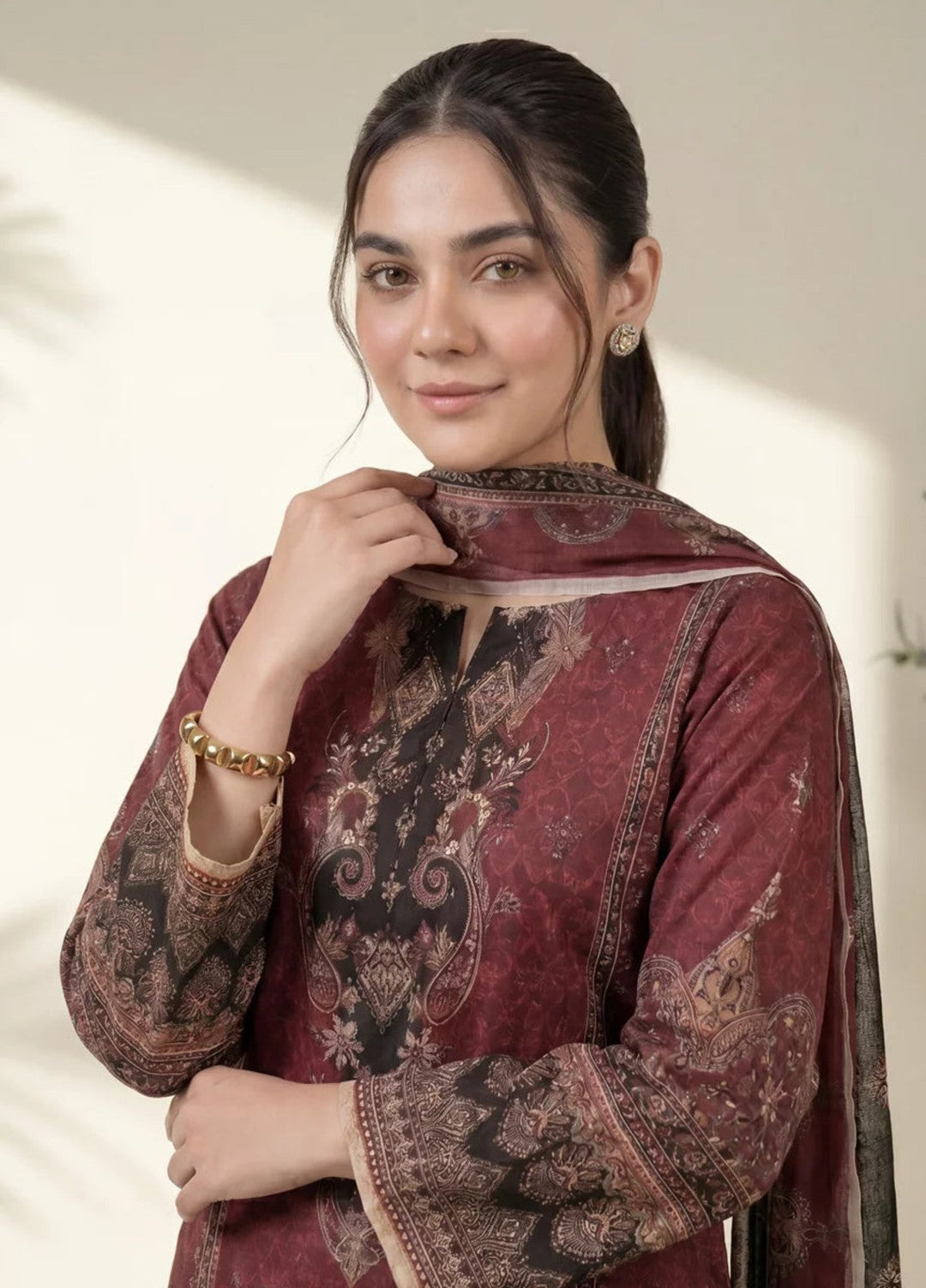 Salitex Women Unstitched Printed Lawn 3 Piece Suit SUNS8IN1101 Casual Collection