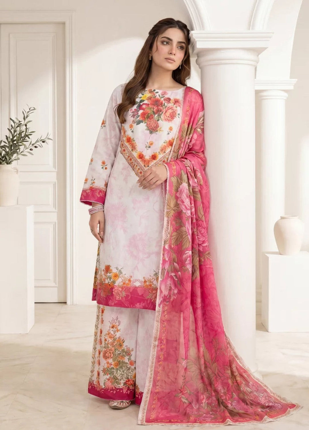 Salitex Women Unstitched Printed Lawn 3 Piece Suit S26L3PCYES848 Casual Collection