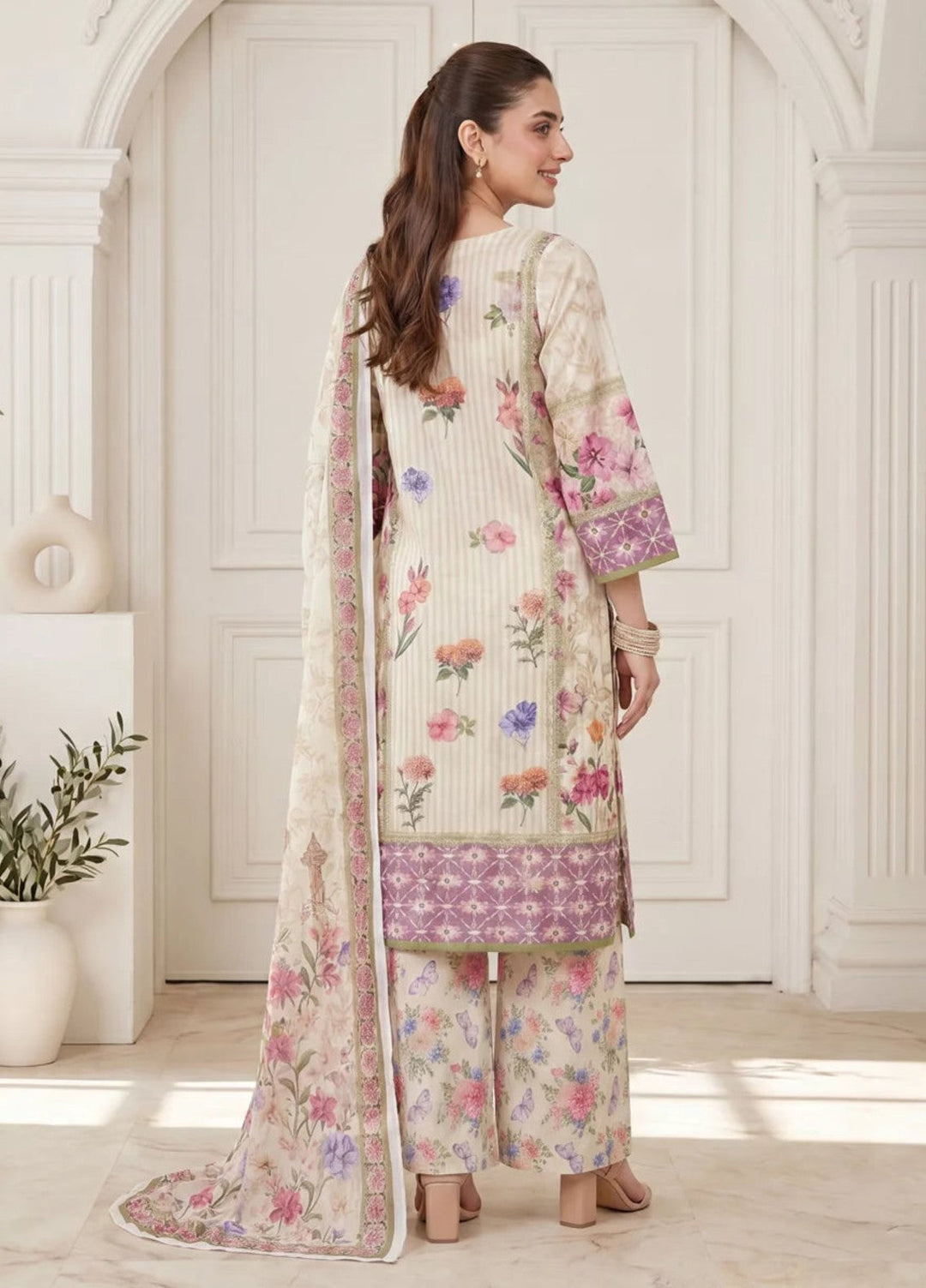 Salitex Women Unstitched Printed Lawn 3 Piece Suit S26L3PCYES847 Casual Collection