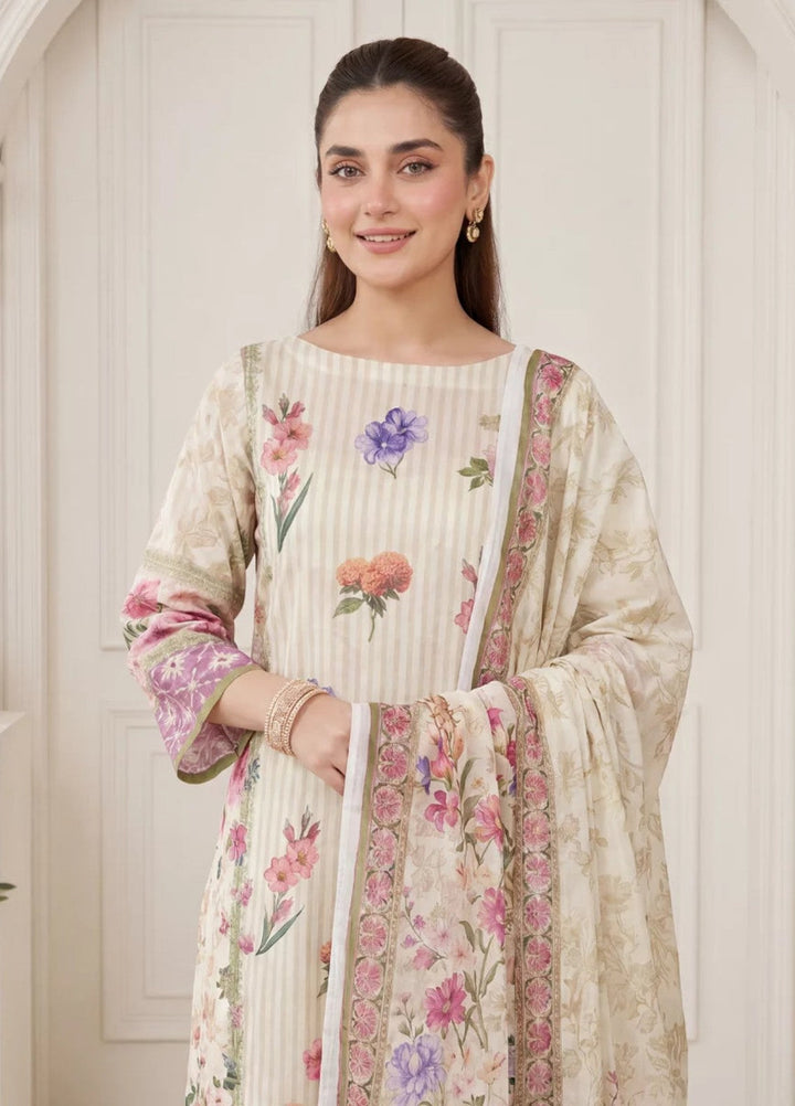 Salitex Women Unstitched Printed Lawn 3 Piece Suit S26L3PCYES847 Casual Collection