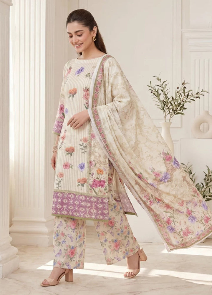 Salitex Women Unstitched Printed Lawn 3 Piece Suit S26L3PCYES847 Casual Collection