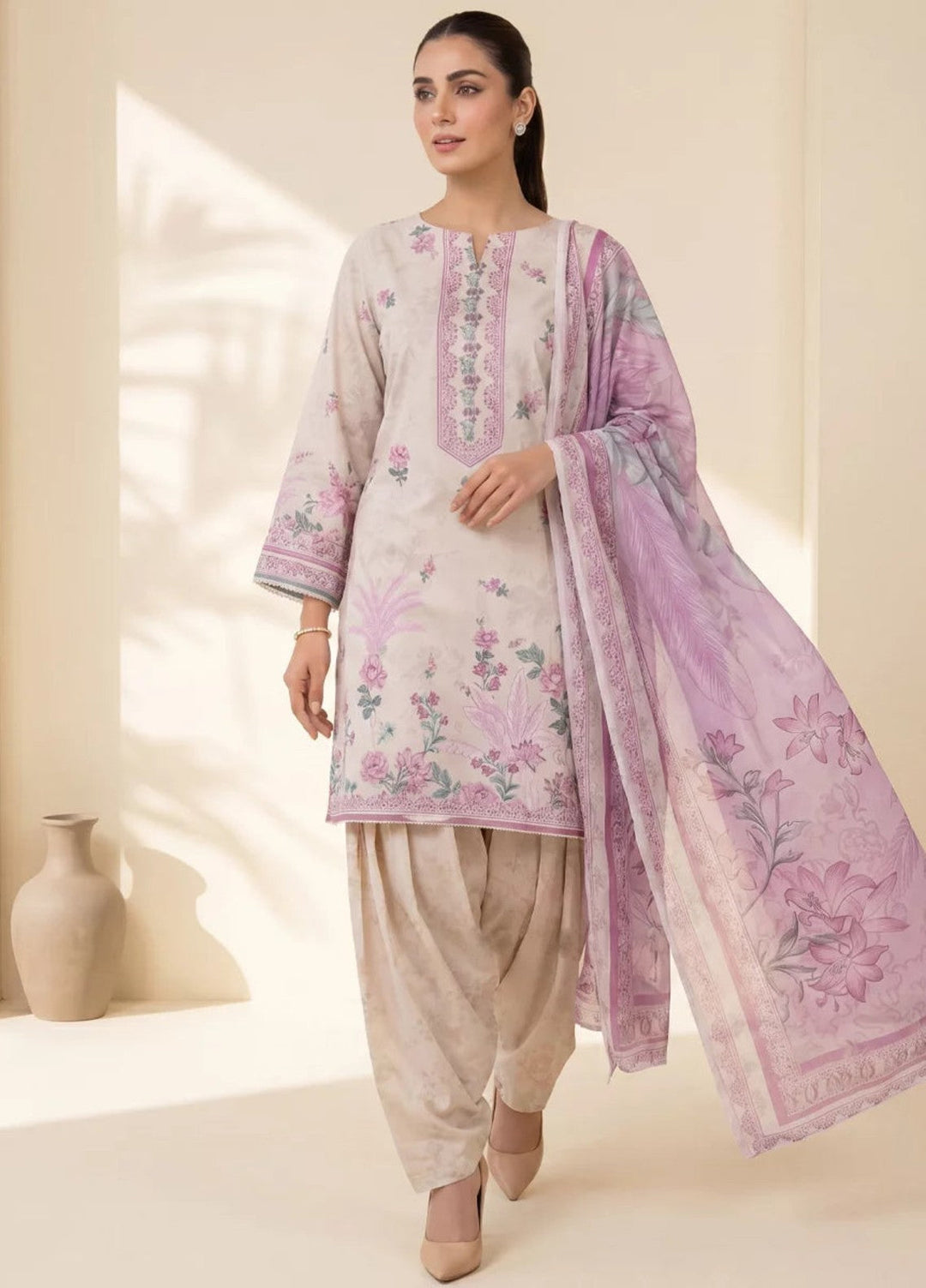 Salitex Women Unstitched Printed Lawn 3 Piece Suit SUNS8IN1115 Casual Collection