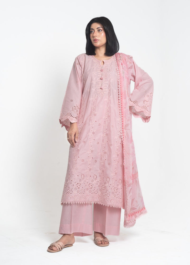 Zyna Lux Women RTW Embroidered Lawn 3 Piece Suit ZARIA Casual Collection