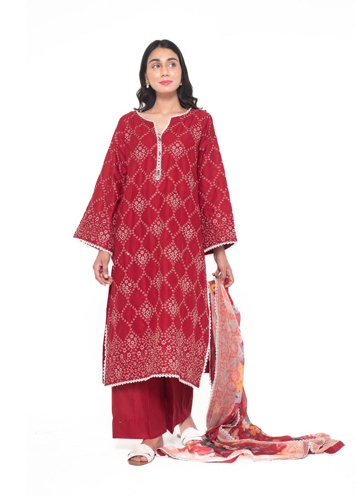 Zyna Lux Women RTW Embroidered Lawn 3 Piece Suit KAIA Casual Collection