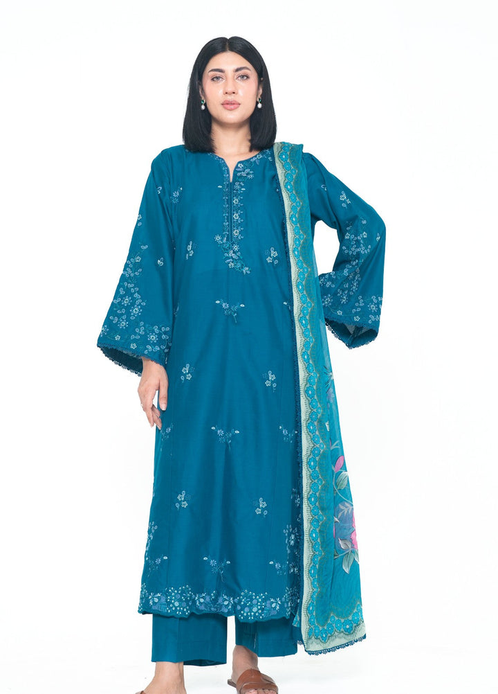 Zyna Lux Women RTW Embroidered Lawn 3 Piece Suit ORIA Casual Collection