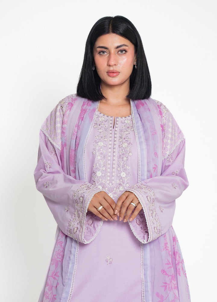 Zyna Lux Women RTW Embroidered Lawn 3 Piece Suit ZIVA Casual Collection