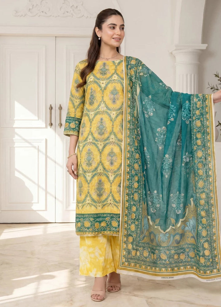 Salitex Women Unstitched Printed Lawn 3 Piece Suit S26L3PCYES849 Casual Collection
