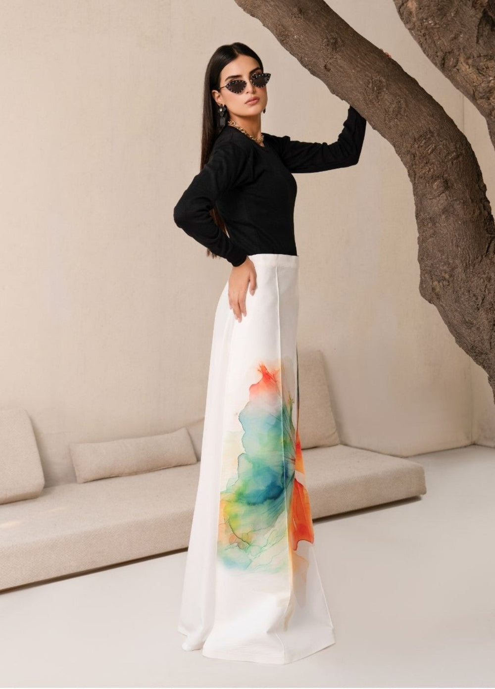 Irtiqa by Anayra Amal Unstitched Printed Raw Silk 1 Piece Suit Khakaa Casual Collection
