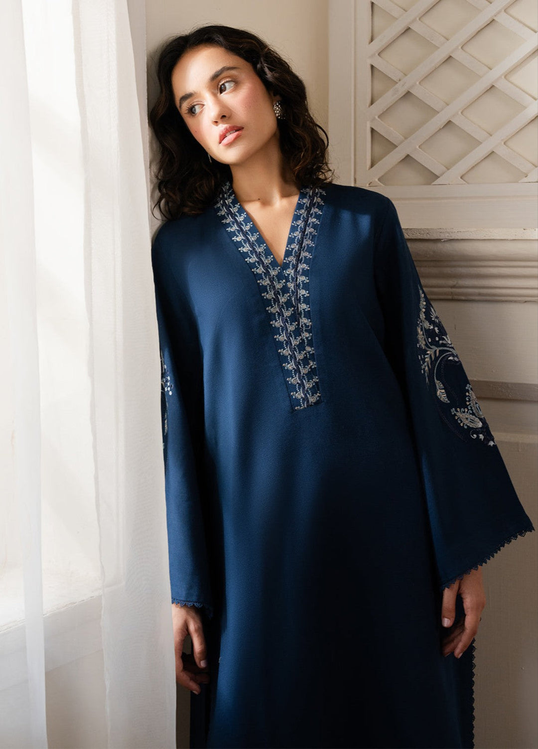 The Art by Yards RTW Embroidered Karandi 2 Piece Suit Imprint Casual Collection