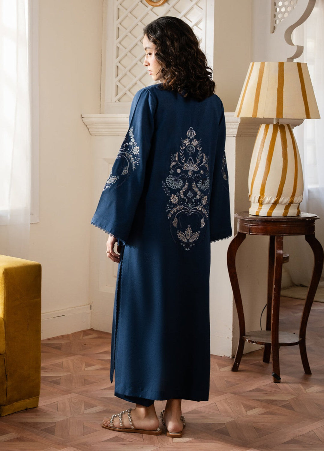 The Art by Yards RTW Embroidered Karandi 2 Piece Suit Imprint Casual Collection