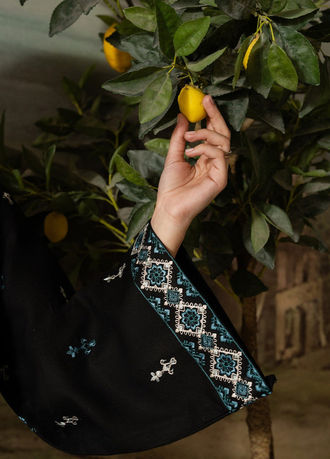 The Art by Yards RTW Embroidered Karandi 2 Piece Suit Poeme Casual Collection