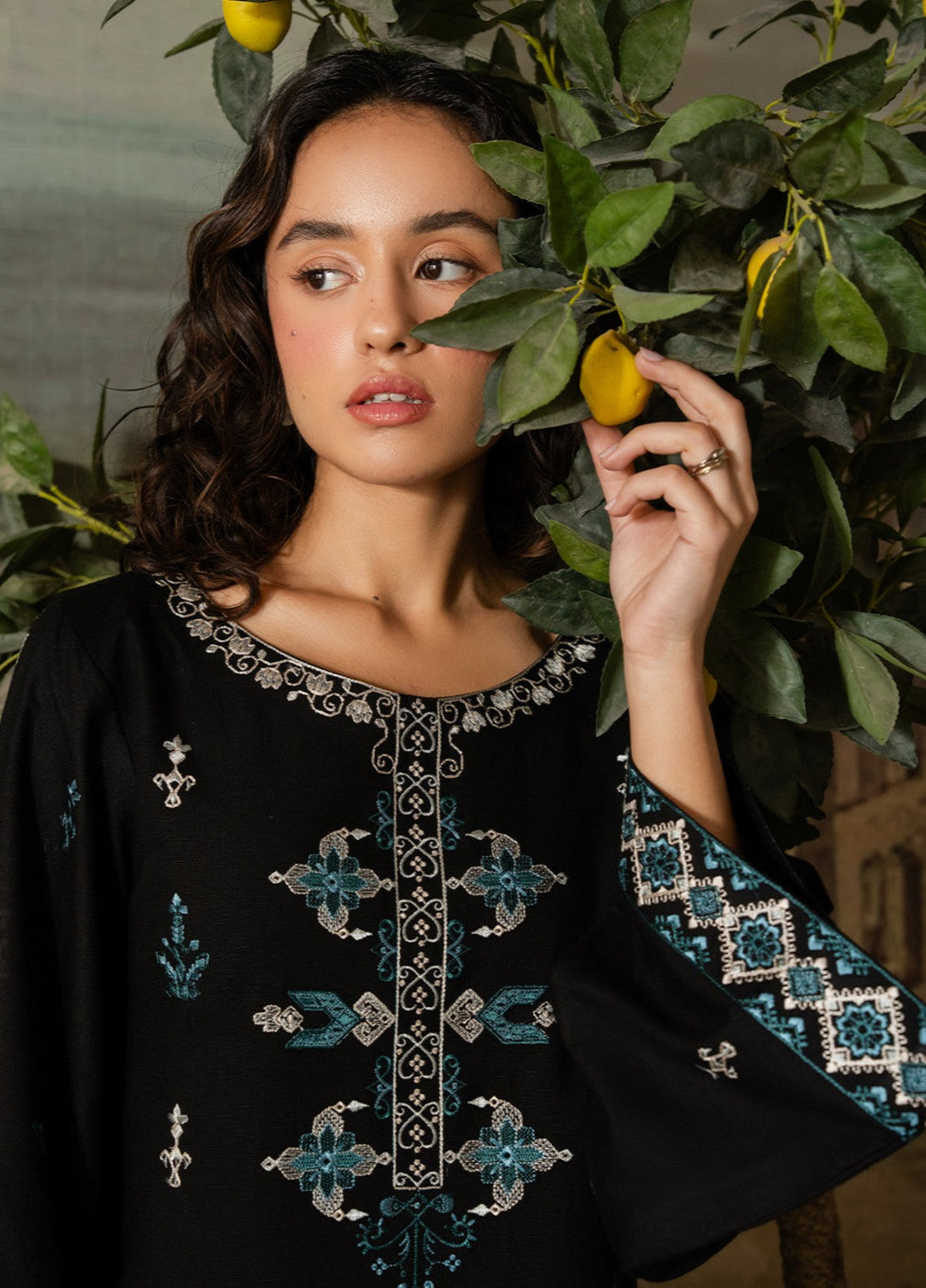 The Art by Yards RTW Embroidered Karandi 2 Piece Suit Poeme Casual Collection