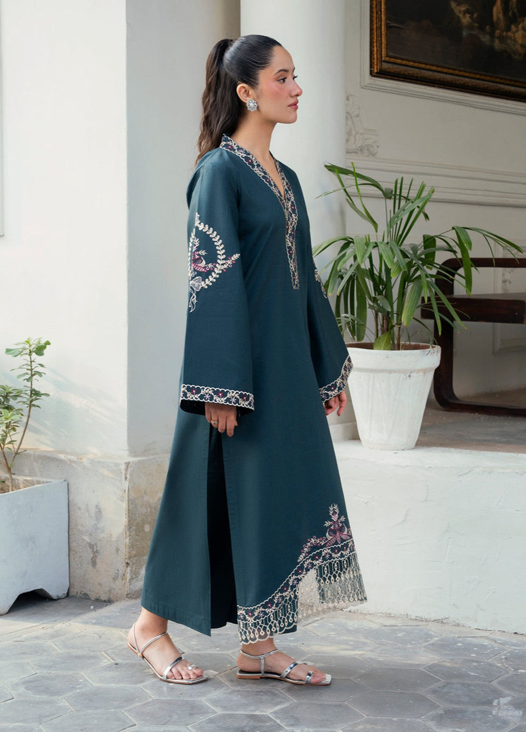 The Soft Muse by Yards RTW Embroidered Lawn 2 Piece Suit Sorelle Casual Collection