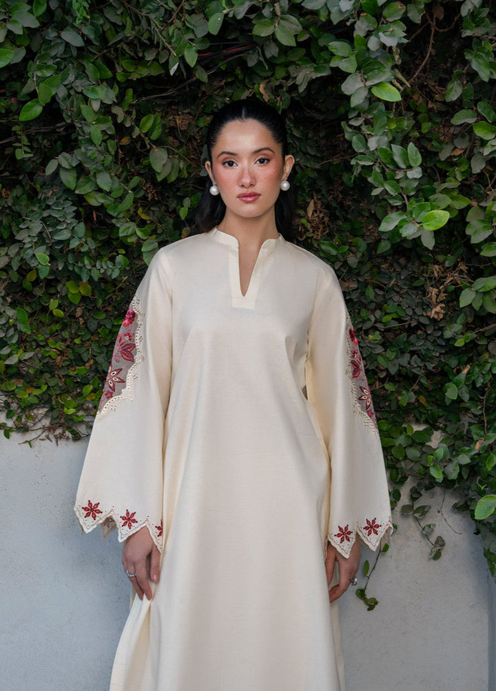 The Soft Muse by Yards RTW Embroidered Lawn 2 Piece Suit Ivoria Casual Collection
