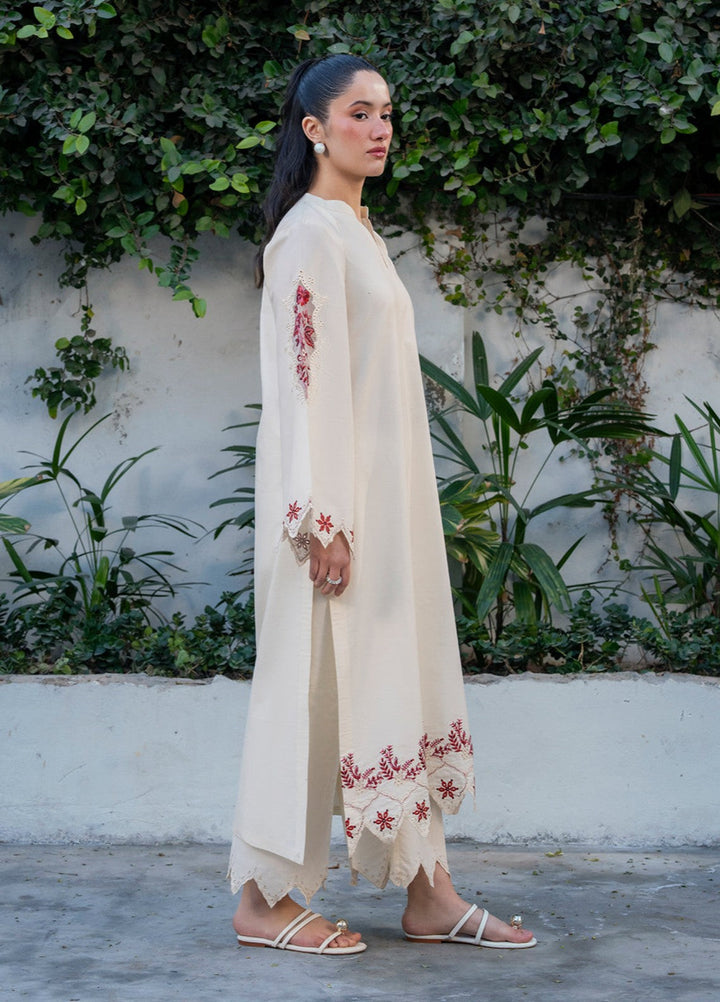 The Soft Muse by Yards RTW Embroidered Lawn 2 Piece Suit Ivoria Casual Collection