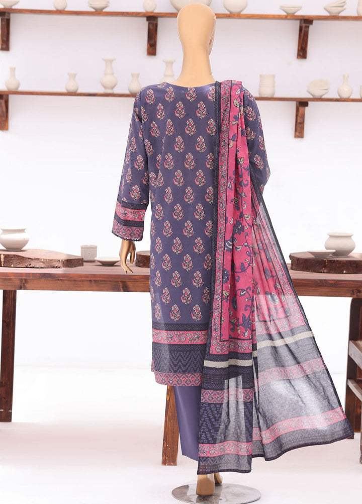 Platinum Jaipuri by HZ Textiles Unstitched Printed Lawn 3 Piece Suit PJB - 3234 Casual Collection
