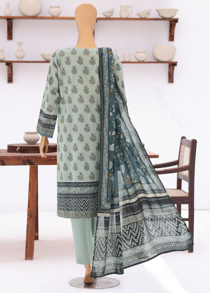 Platinum Jaipuri by HZ Textiles Unstitched Printed Lawn 3 Piece Suit PJB - 3235 Casual Collection