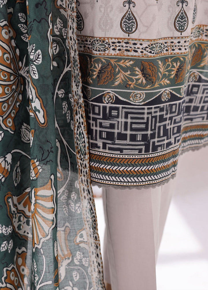 Platinum Jaipuri by HZ Textiles Unstitched Printed Lawn 3 Piece Suit PJB - 3236 Casual Collection