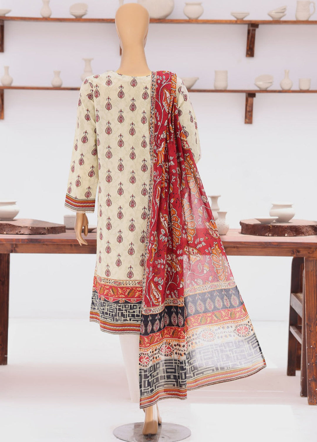 Platinum Jaipuri by HZ Textiles Unstitched Printed Lawn 3 Piece Suit PJB - 3237 Casual Collection