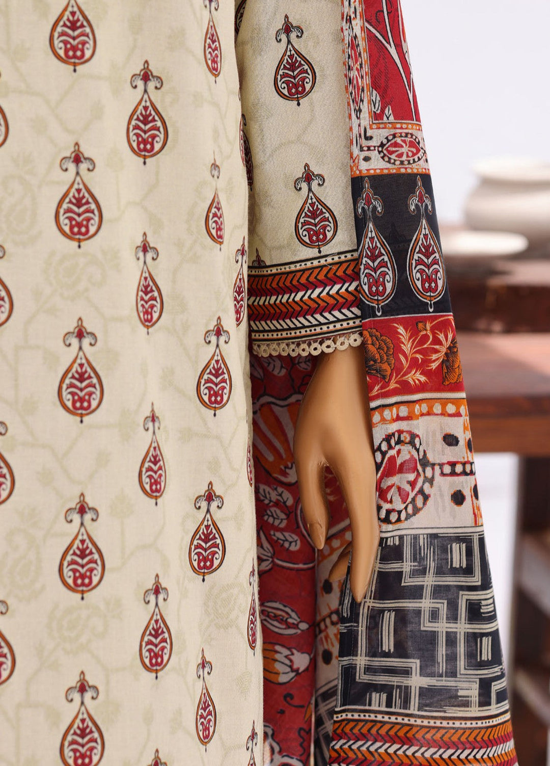 Platinum Jaipuri by HZ Textiles Unstitched Printed Lawn 3 Piece Suit PJB - 3237 Casual Collection