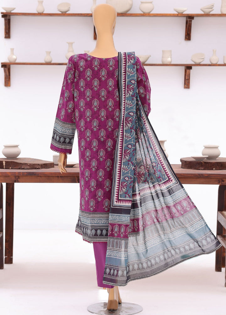 Platinum Jaipuri by HZ Textiles Unstitched Printed Lawn 3 Piece Suit PJB - 3238 Casual Collection