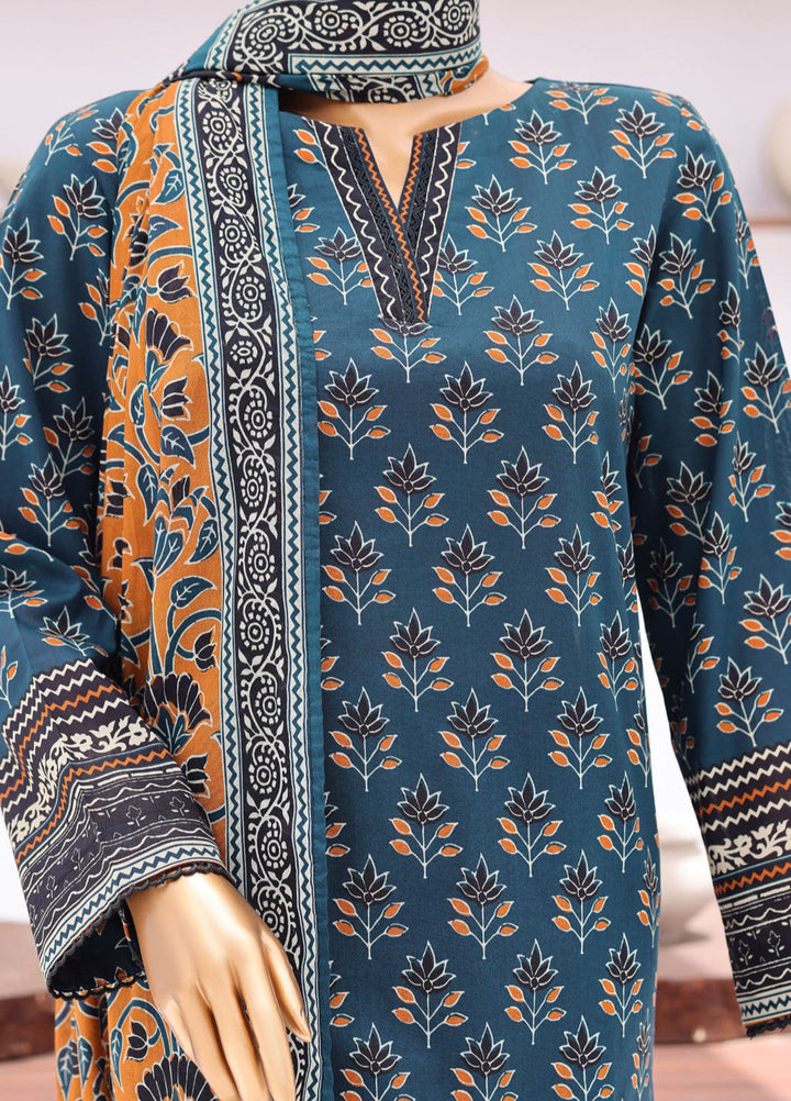 Platinum Jaipuri by HZ Textiles Unstitched Printed Lawn 3 Piece Suit PJB - 3239 Casual Collection