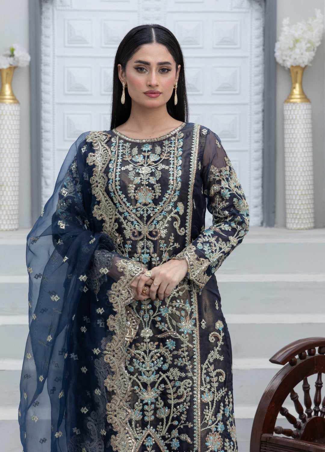 Afsheen by Maherposh RTW Embroidered Organza 3 Piece Suit MP-AF03 Festive Collection