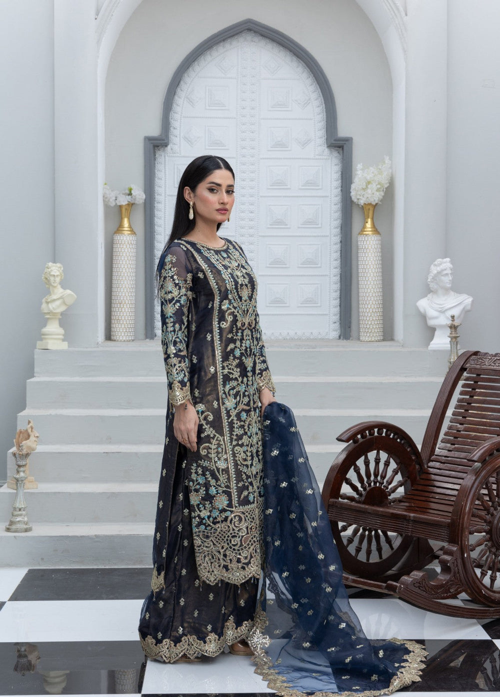 Afsheen by Maherposh RTW Embroidered Organza 3 Piece Suit MP-AF03 Festive Collection