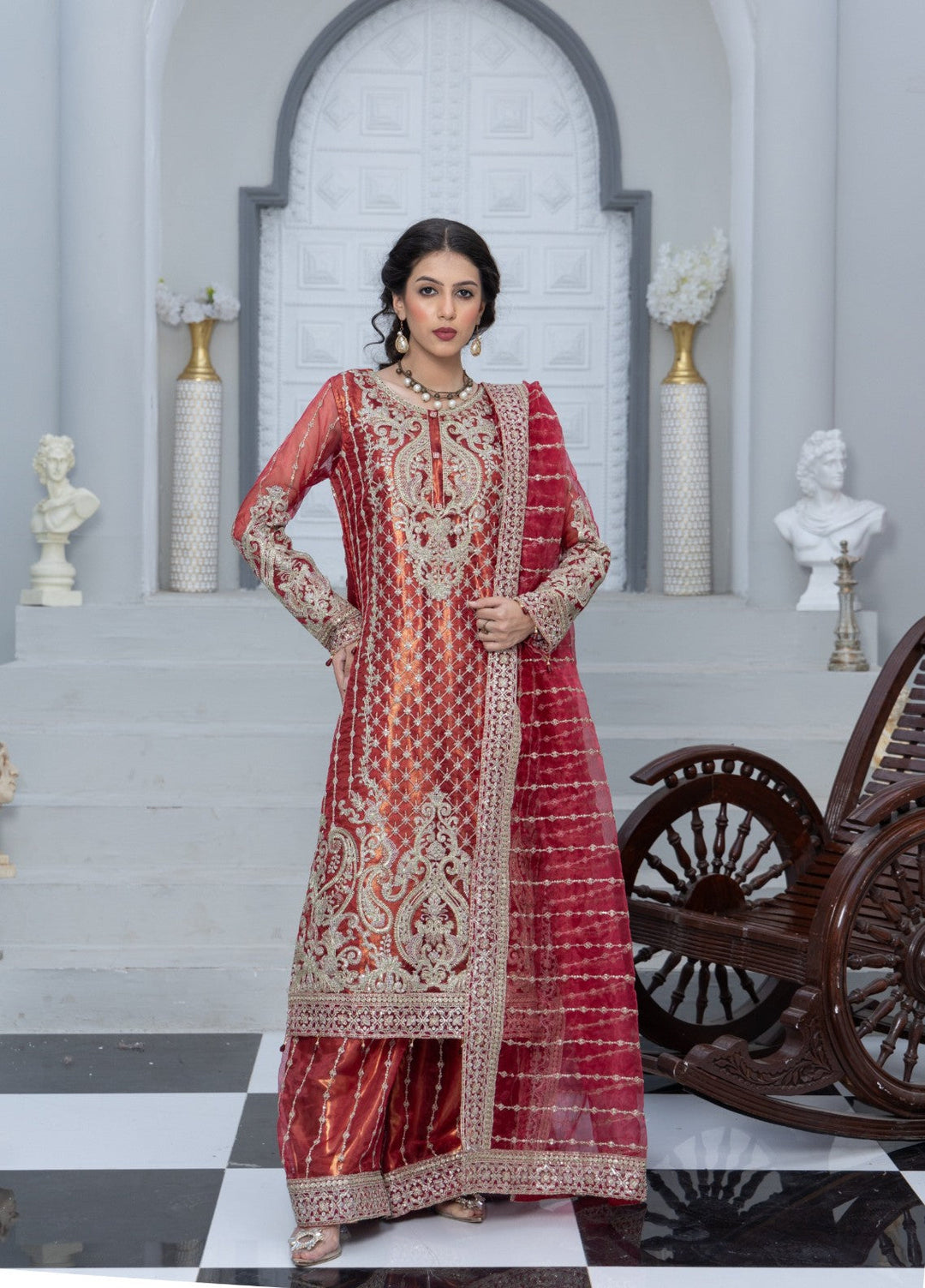 Afsheen by Maherposh RTW Embroidered Organza 3 Piece Suit MP-AF01 Festive Collection