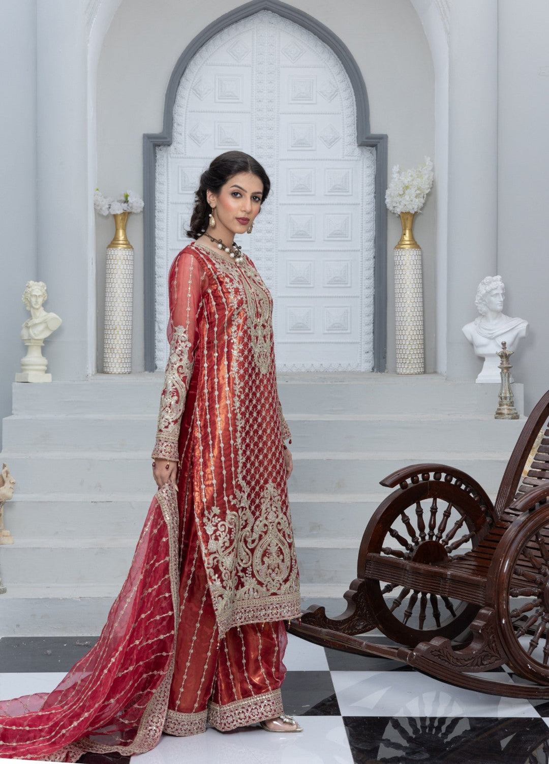 Afsheen by Maherposh RTW Embroidered Organza 3 Piece Suit MP-AF01 Festive Collection
