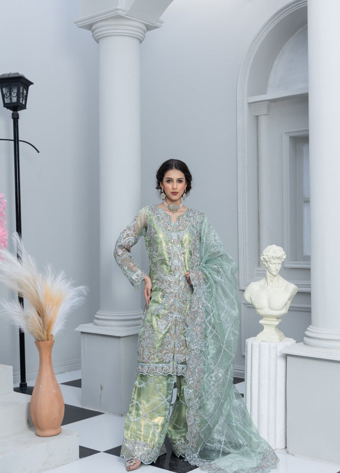 Afsheen by Maherposh RTW Embroidered Organza 3 Piece Suit MP-AF02 Festive Collection