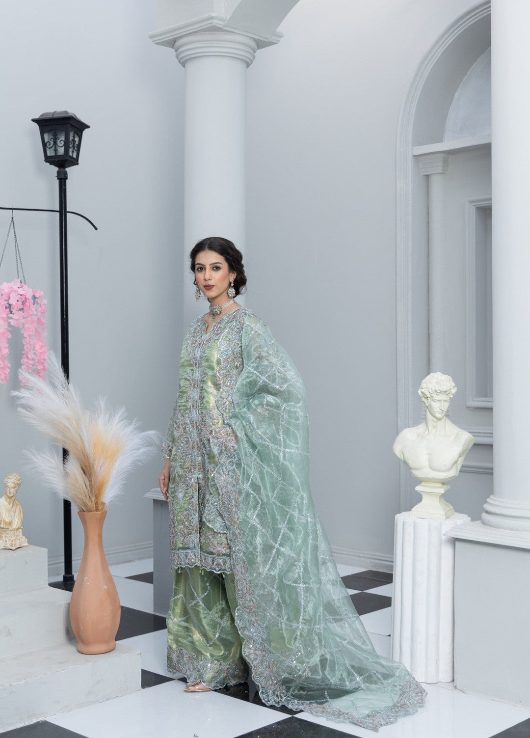 Afsheen by Maherposh RTW Embroidered Organza 3 Piece Suit MP-AF02 Festive Collection