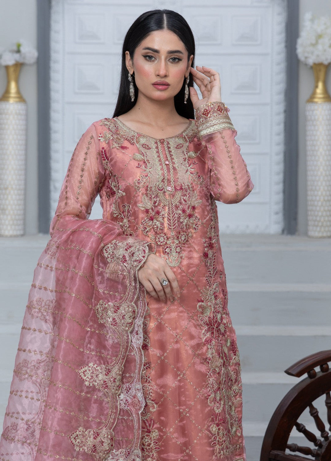 Afsheen by Maherposh RTW Embroidered Organza 3 Piece Suit MP-AF06 Festive Collection