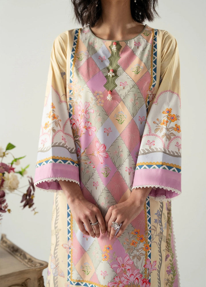Zaymal Women RTW Printed Blended Lawn 2 Piece Suit MULTI-COLORED Casual Collection