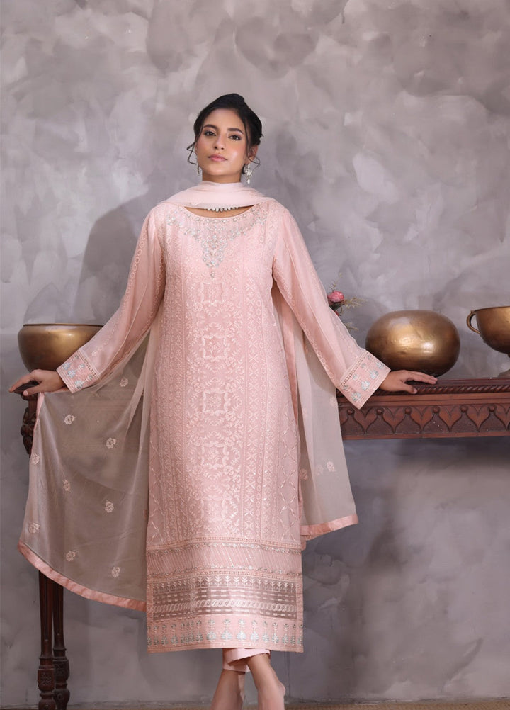 Shamooz Women RTW Embroidered Chiffon 3 Piece Suit Daisy I-CH-0025 Festive Collection