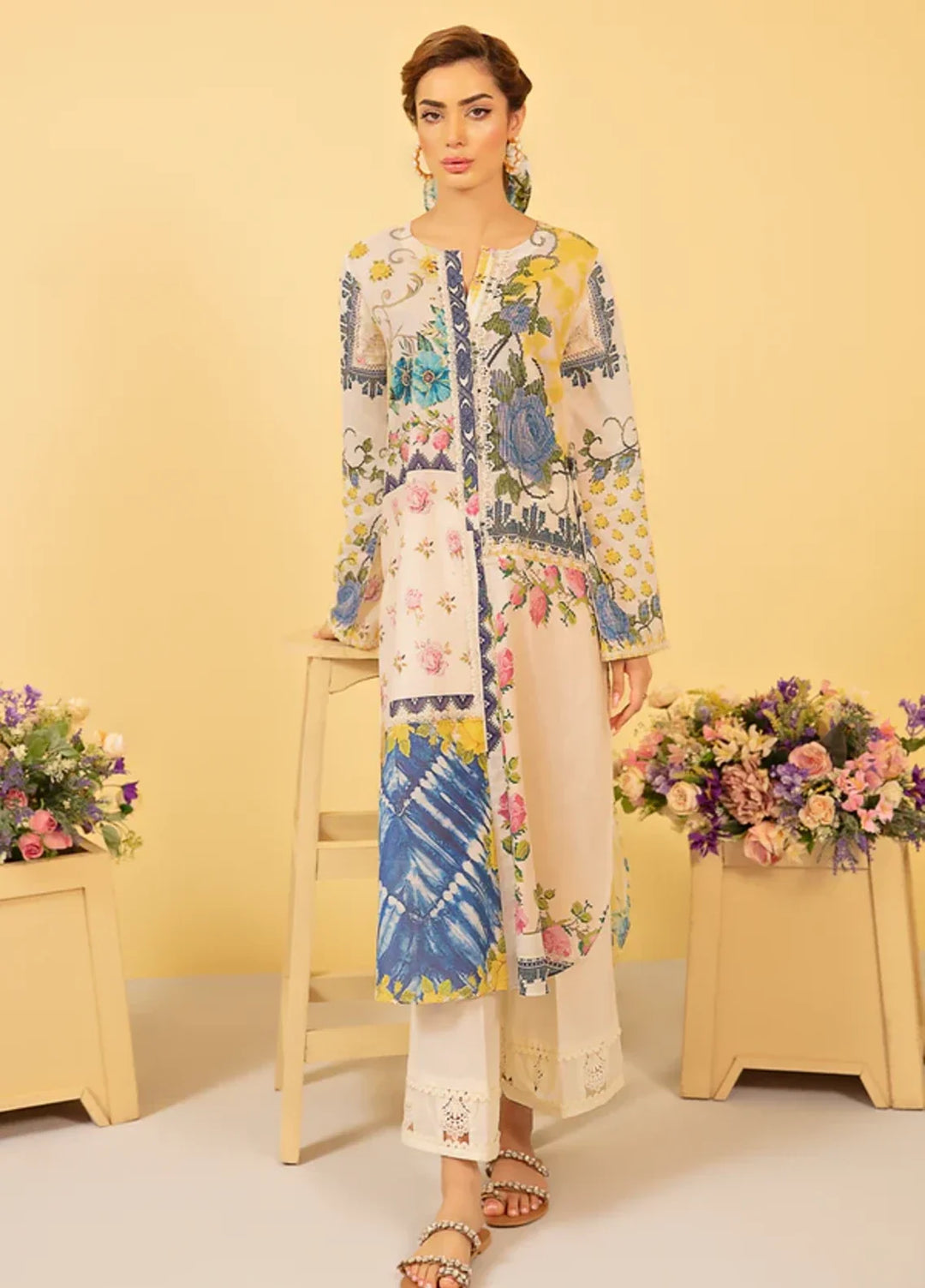 Summer Boulevard Manara by Maria RTW Printed Lawn 2 Piece Suit Sierra Casual Collection