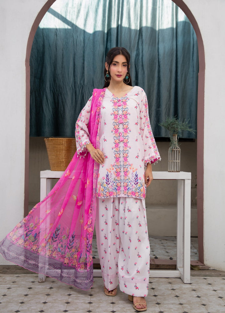 Syra's Atelier Women RTW Printed Lawn 3 Piece Suit Gul Rang Farshi Festive Collection