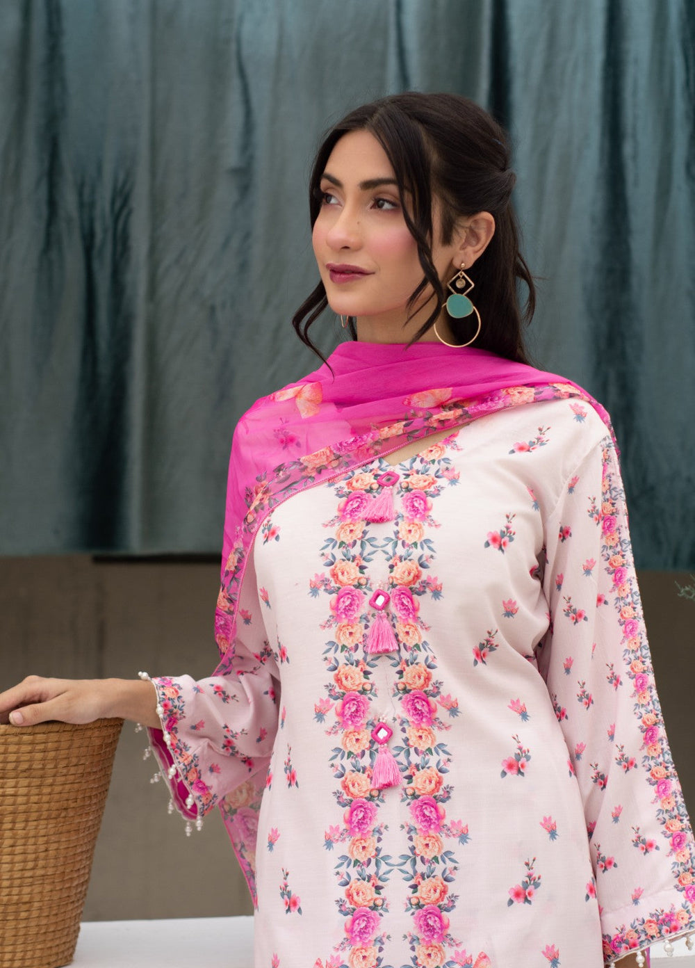 Syra's Atelier Women RTW Printed Lawn 3 Piece Suit Gul Rang Farshi Festive Collection