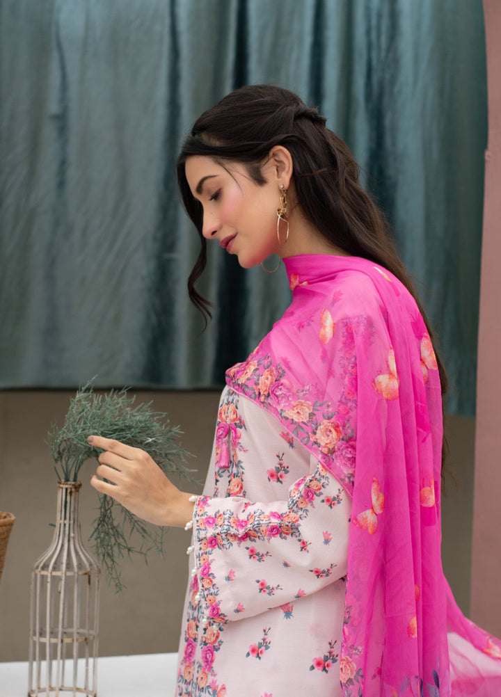 Syra's Atelier Women RTW Printed Lawn 3 Piece Suit Gul Rang Farshi Festive Collection