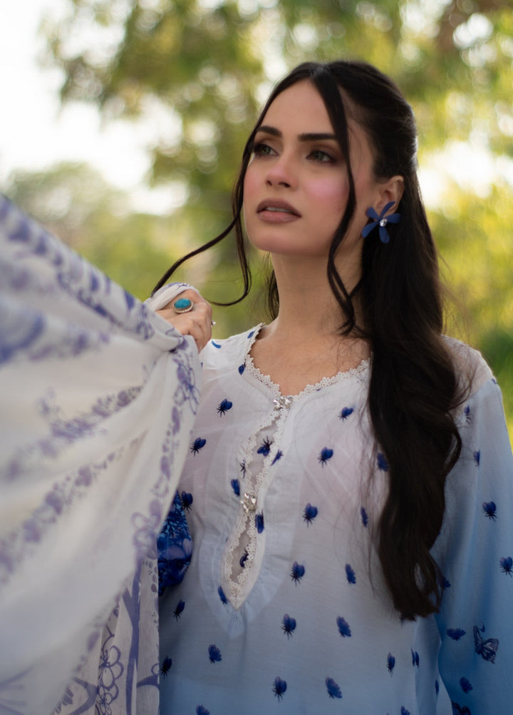 Syra's Atelier Women RTW Printed Lawn 3 Piece Suit Neel Gul Farshi Festive Collection