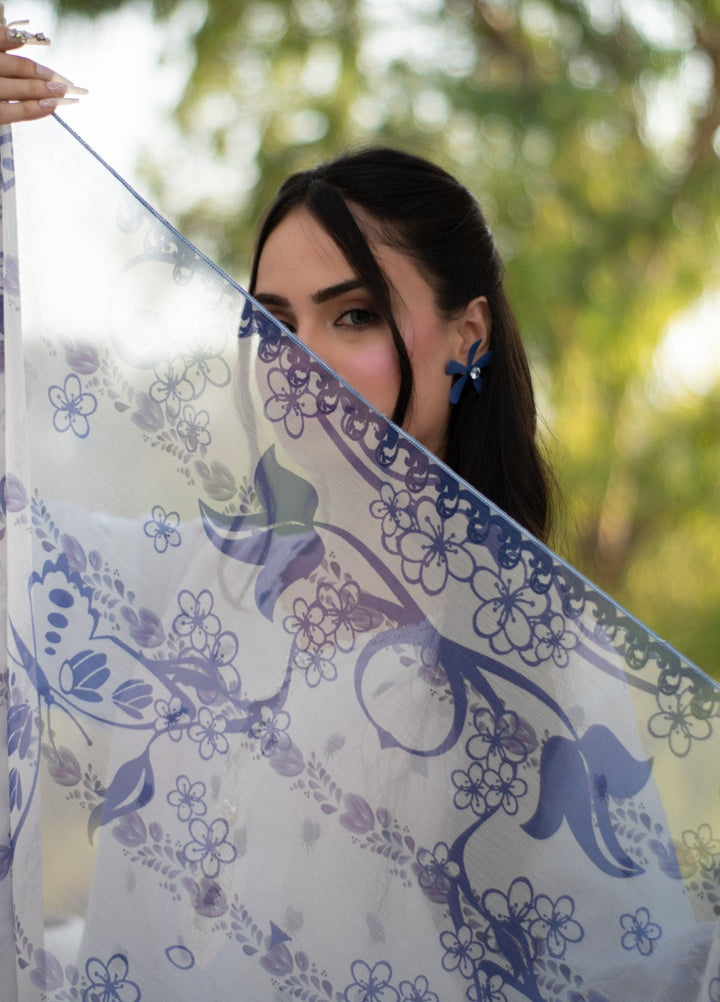 Syra's Atelier Women RTW Printed Lawn 3 Piece Suit Neel Gul Farshi Festive Collection