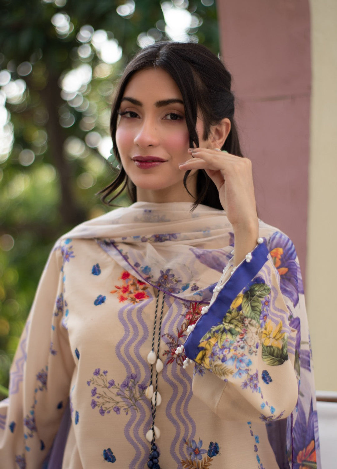 Syra's Atelier Women RTW Printed Lawn 3 Piece Suit Zard Gul Farshi Festive Collection