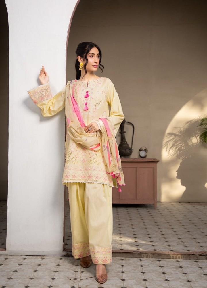 Syra's Atelier Women RTW Embroidered Lawn 3 Piece Suit Noor e Kiran Farshi Festive Collection