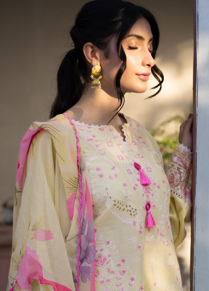 Syra's Atelier Women RTW Embroidered Lawn 3 Piece Suit Noor e Kiran Farshi Festive Collection