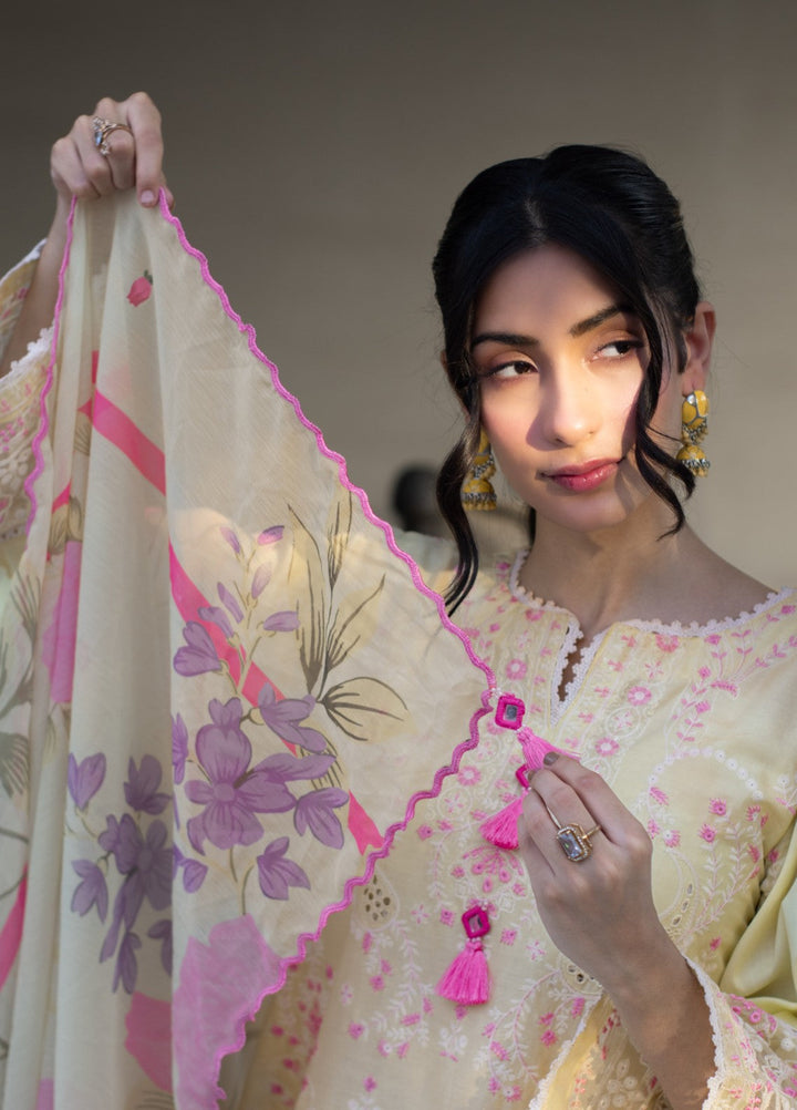 Syra's Atelier Women RTW Embroidered Lawn 3 Piece Suit Noor e Kiran Farshi Festive Collection